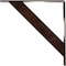 Ekena Millwork Traditional Steel Bracket, Antiqued Copper 2"W x 16"D x 16"H BKTM02X16X16TRACO - alternate 5